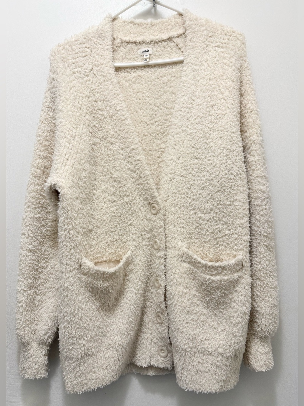 AERIE Marshmallow Cardigan Sweater - Picture 3 of 11